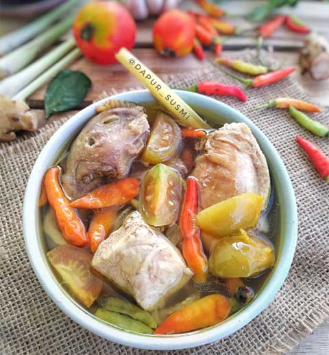 Resep Asem Asem Ayam Enak Segar dan Lezat 1 resep asem asem ayam