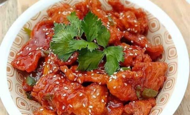 Resep Ayam Asam Manis Spesial ala Restoran 1