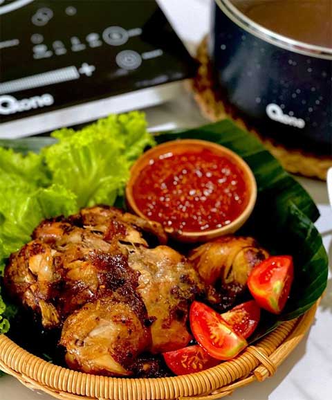 Resep Ayam Bacem Goreng Tanpa Air Kelapa Legit Manis dan Gurih 1 resep ayam bacem goreng