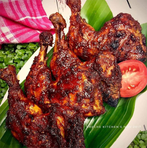 Resep ayam bakar pedas manis