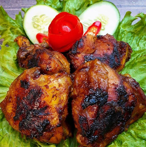 Bumbu ayam bakar pedas manis sederhana