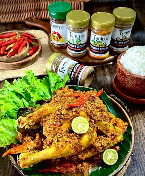 ayam betutu pedas