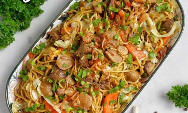resep bakmi goreng pedas