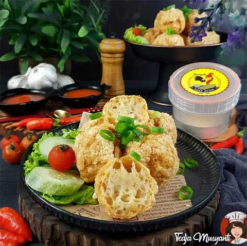 Resep Bakso Ayam Goreng Camilan Renyah dan Gurih 1 resep bakso ayam goreng