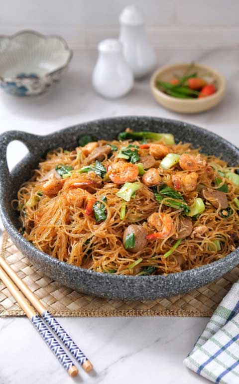Resep Bihun Goreng Simple ala Rumahan Enak dan Lezat 1 resep bihun goreng simple