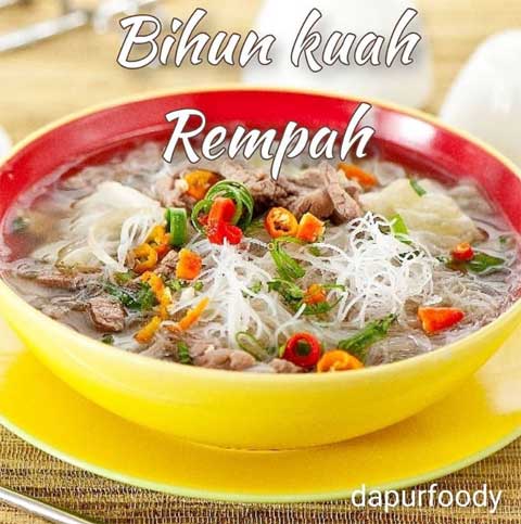 Resep Bihun Kuah Sedap Gurih Praktis dan Menghangatkan 3 resep bihun kuah rempah