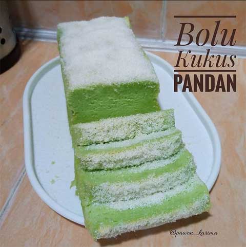 resep bolu kukus pandan