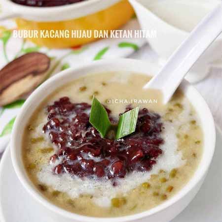 resep bubur ketan hitam kacang hijau