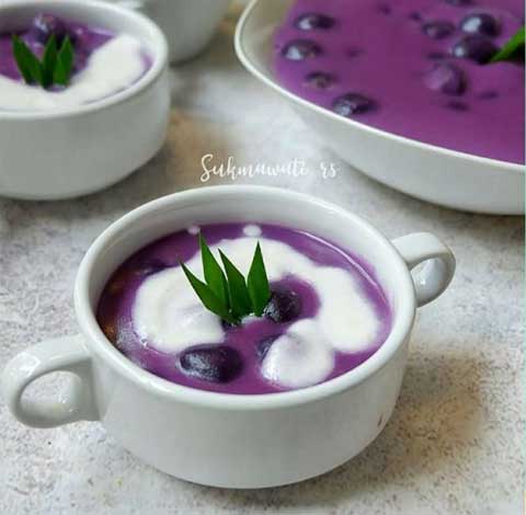 bubur candil ubi ungu