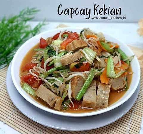 resep masakan capcay kekian