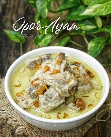 cara membuat opor ayam