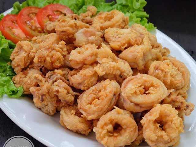 Resep Cumi goreng Tepung  Super Renyah dan Tidak Alot 