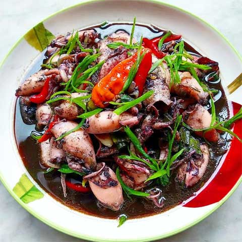 resep cumi kuah hitam