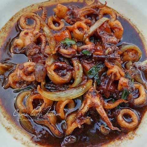 Resep Cumi Lada Hitam Sederhana Enak dan Lezat 1 resep cumi lada hitam