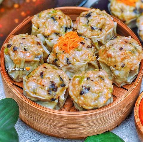 resep dimsum ayam jamur