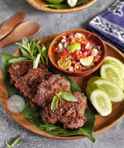 Resep Empal Goreng Daging Sapi Sambal Matah Legit Manis dan Gurih 1 resep empal goreng