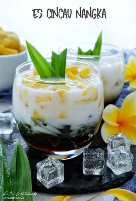 resep es cincau nangka