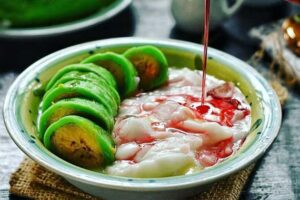 resep es pisang ijo