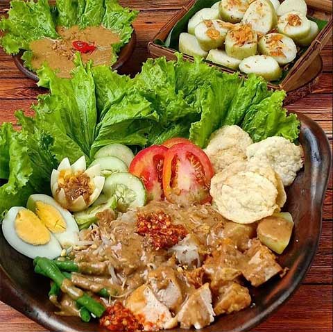 Cara Membuat Gado Gado Lengkap Beserta Bumbu Kacang 1 cara membuat gado gado