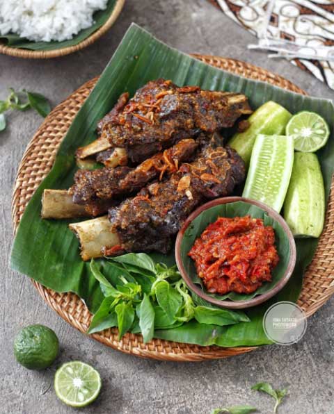 resep iga bakar kecap