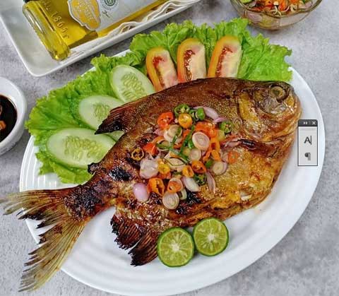 resep ikan bawal bakar