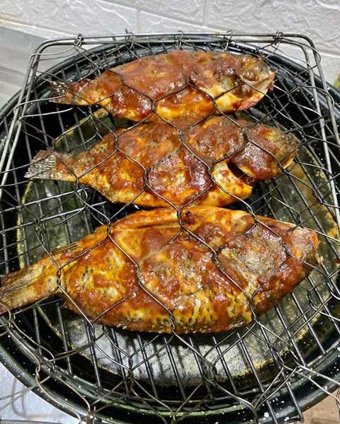 ikan nila bakar bumbu pedas manis