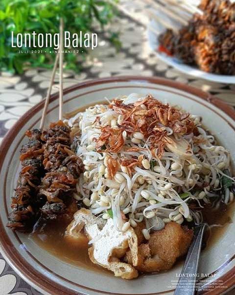 resep lontong balap