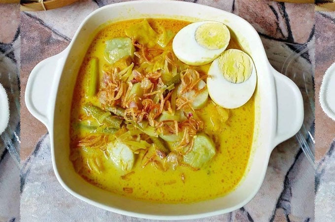 cara membuat lontong sayur