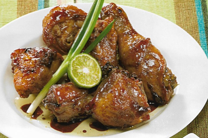 Menu 3: Ayam Goreng Mentega dan Tumis Tauge Ikan Asin 