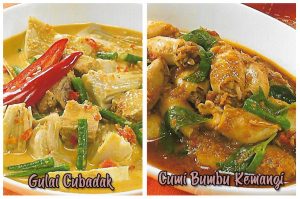 Cumi Bumbu Kemangi dan Gulai Cubadak