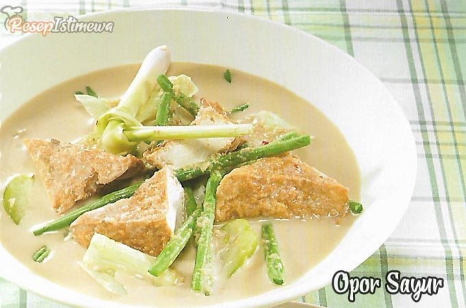 Menu 6: Dendeng Batokok dan Opor Sayur 2 Resep Opor Sayur