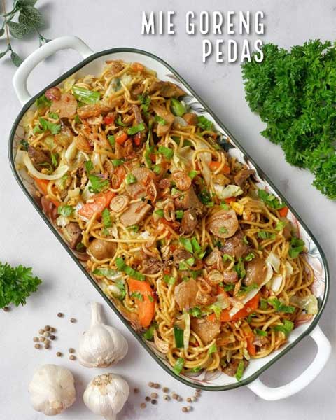 Resep Mie Goreng Pedas Spesial Enak dan Lezat 1 resep mie goreng pedas