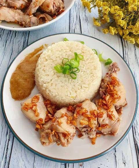 Resep Nasi Ayam Hainan Spesial Gurih dan Lezat 1 resep nasi ayam hainan