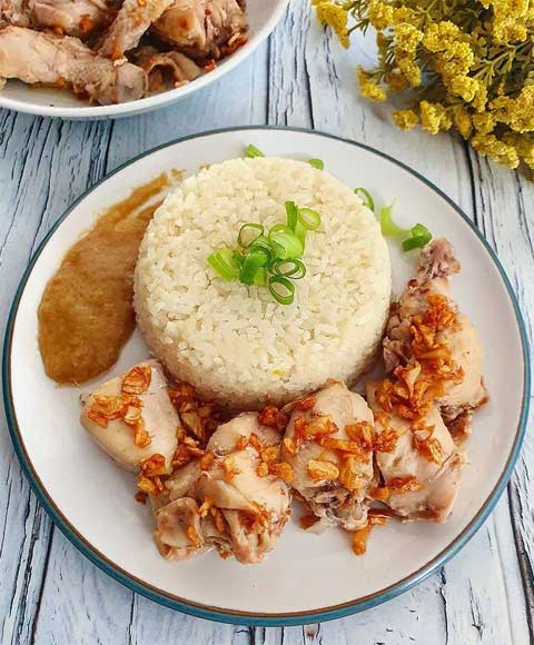 resep nasi ayam hainan