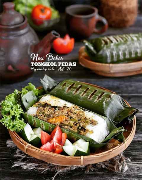 Resep Nasi Bakar Tongkol 1 resep nasi bakar tongkol