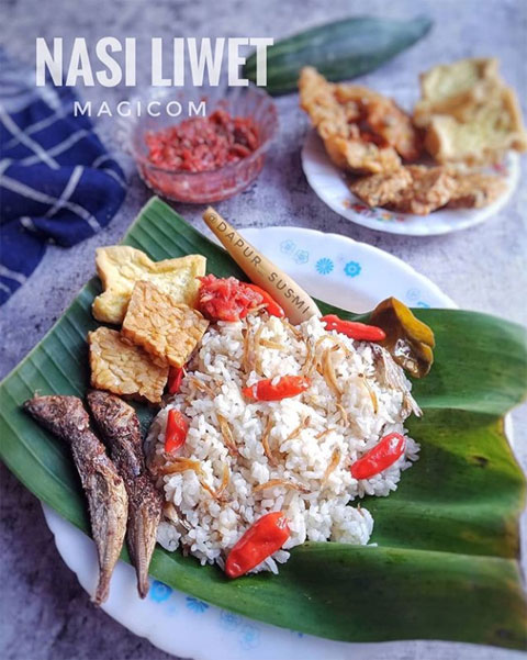 Resep Nasi Liwet Magicom Mudah Praktis dan Gurih 1 resep nasi uduk magicom