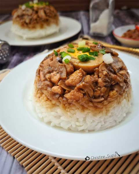 Resep Nasi Tim Ayam Enak Gurih dan Spesial 2 resep nasi tim ayam jamur