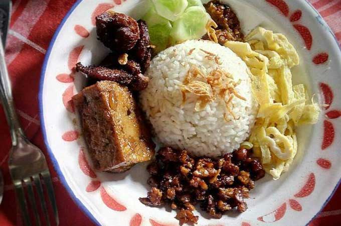 resep nasi uduk betawi rice cooker