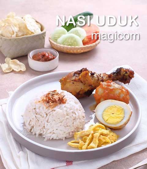 Resep Nasi Uduk Magic com Sederhana Enak dan Lezat 1 nasi uduk magic com