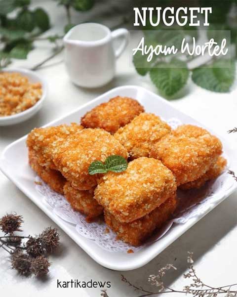 resep nugget ayam wortel