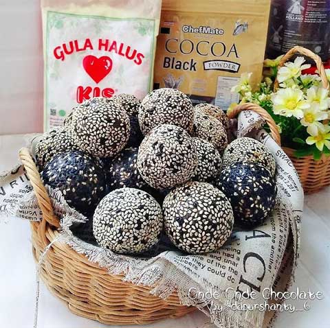 Resep Onde Onde Chocolate Lembut Manis dan Gurih Berpadu Menjadi Satu 1 resep onde onde chocolate