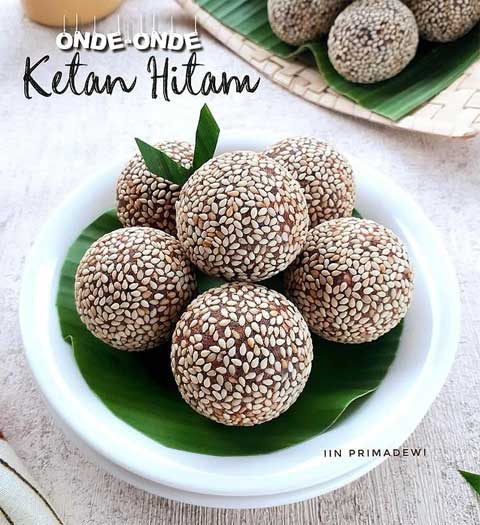 Onde onde ketan hitam