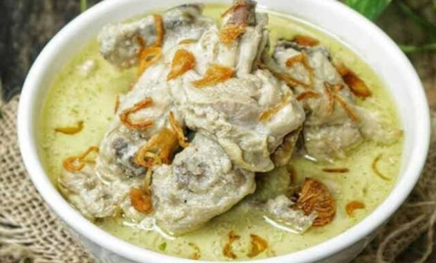 Menu 6: Dendeng Batokok dan Opor Sayur  Resep Istimewa