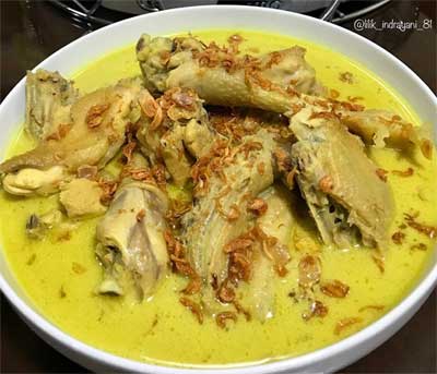 Resep opor ayam lebaran sederhana