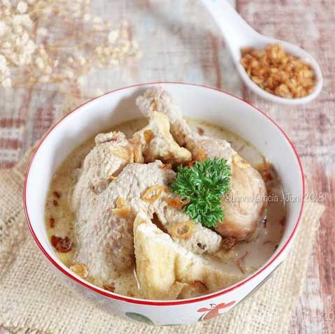 resep opor ayam putih