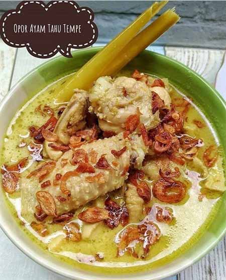 resep opor ayam