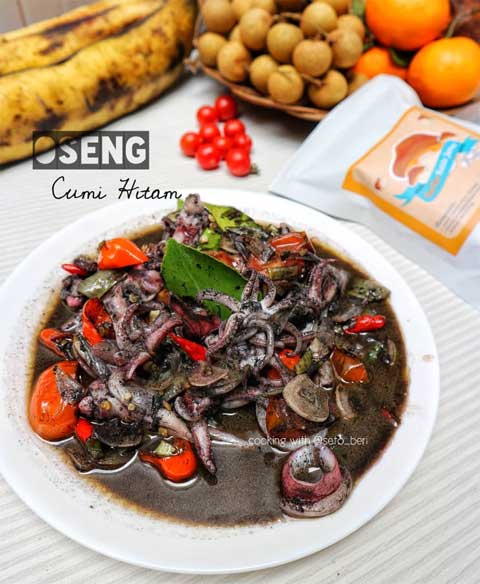 oseng cumi hitam