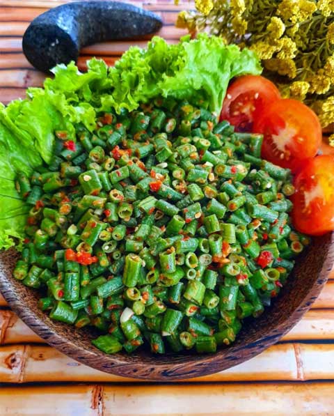 Resep Pencok Kacang Panjang, Masakan Sederhana Namun Lezatnya Luar Biasa 1 resep pencok kacang panjang