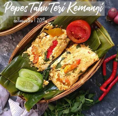 resep pepes tahu teri kemangi