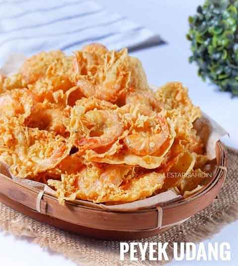 resep peyek udang